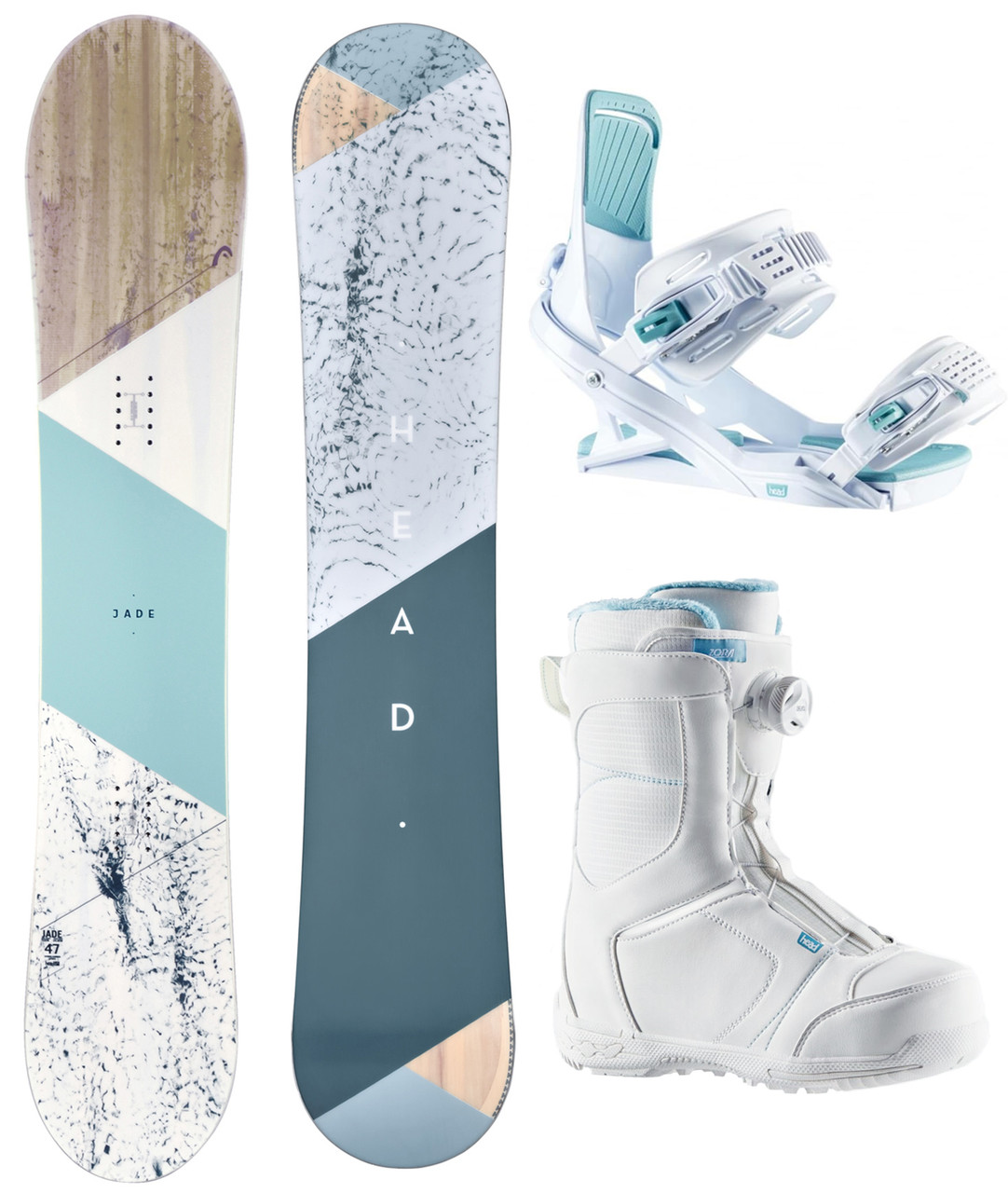 2024 Head JADE Women's All Mountain Snowboard+Binding+BOA Boots