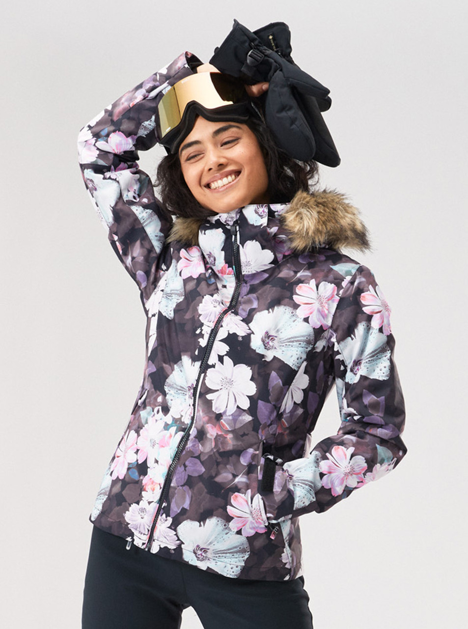 2024 Roxy Jet Ski Women's Snow Ski Jacket Blurry Flower - SNS