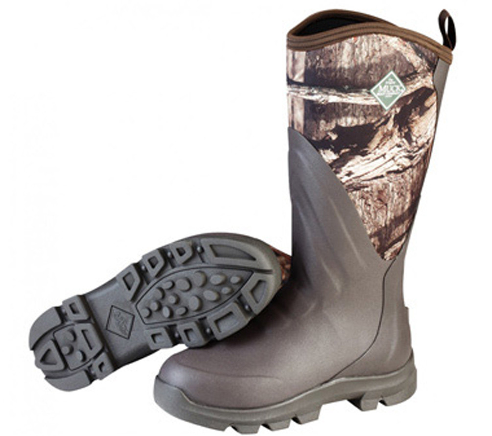 Original Muck Boots Men's Woody Grit Rubber Boot Mossy Oak