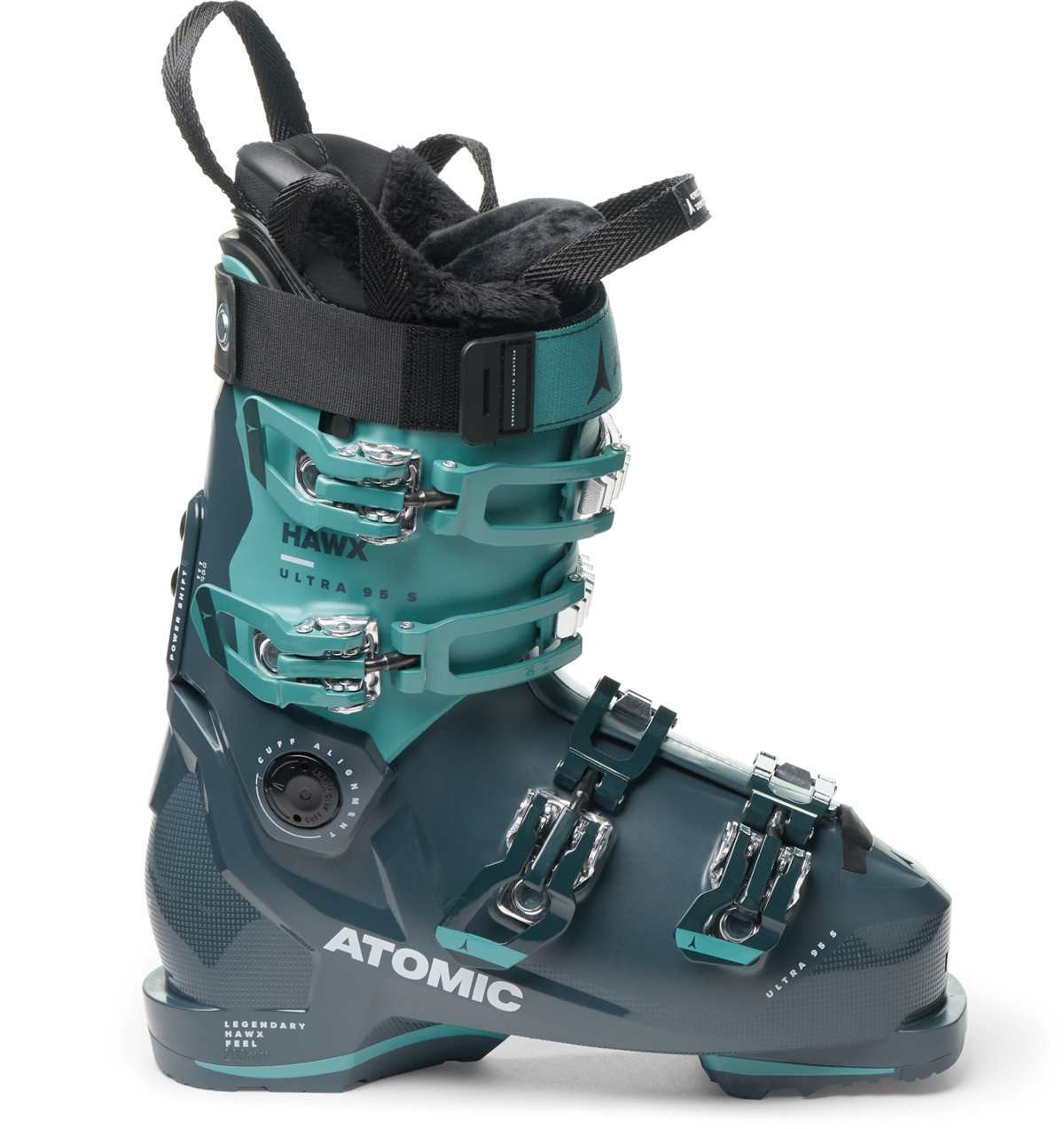 Atomic Hawx Ultra 95 Storm/Aqua Women's Ski Boots - SNS Boards