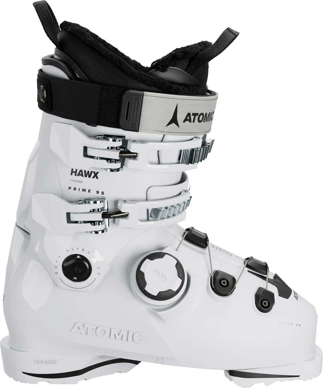 Atomic HAWX PRIME 95 （23，23.5） Atomic Hawx Prime 95 BOA Ivory Women's Ski Boots - SNS Boards