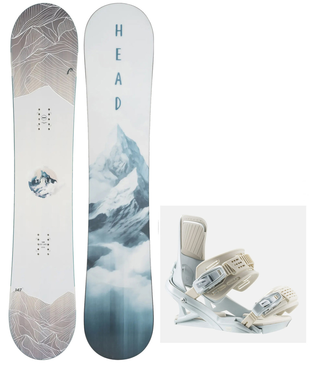 【確定】STELLA スノーボード STELLA（STELLA）（レディース）スノーボード板 25SHADOW WHT