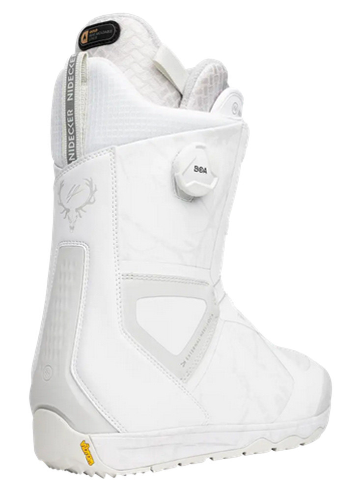 2026 Nidecker Kita Dual BOA Men's Snowboard Boots EJack White Camo