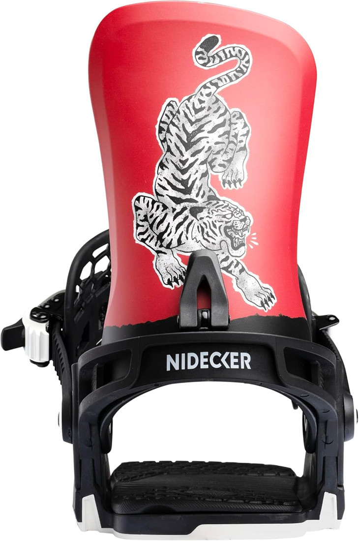 2026 Nidecker Kaon Red Tiger Snowboard Bindings - SNS Boards