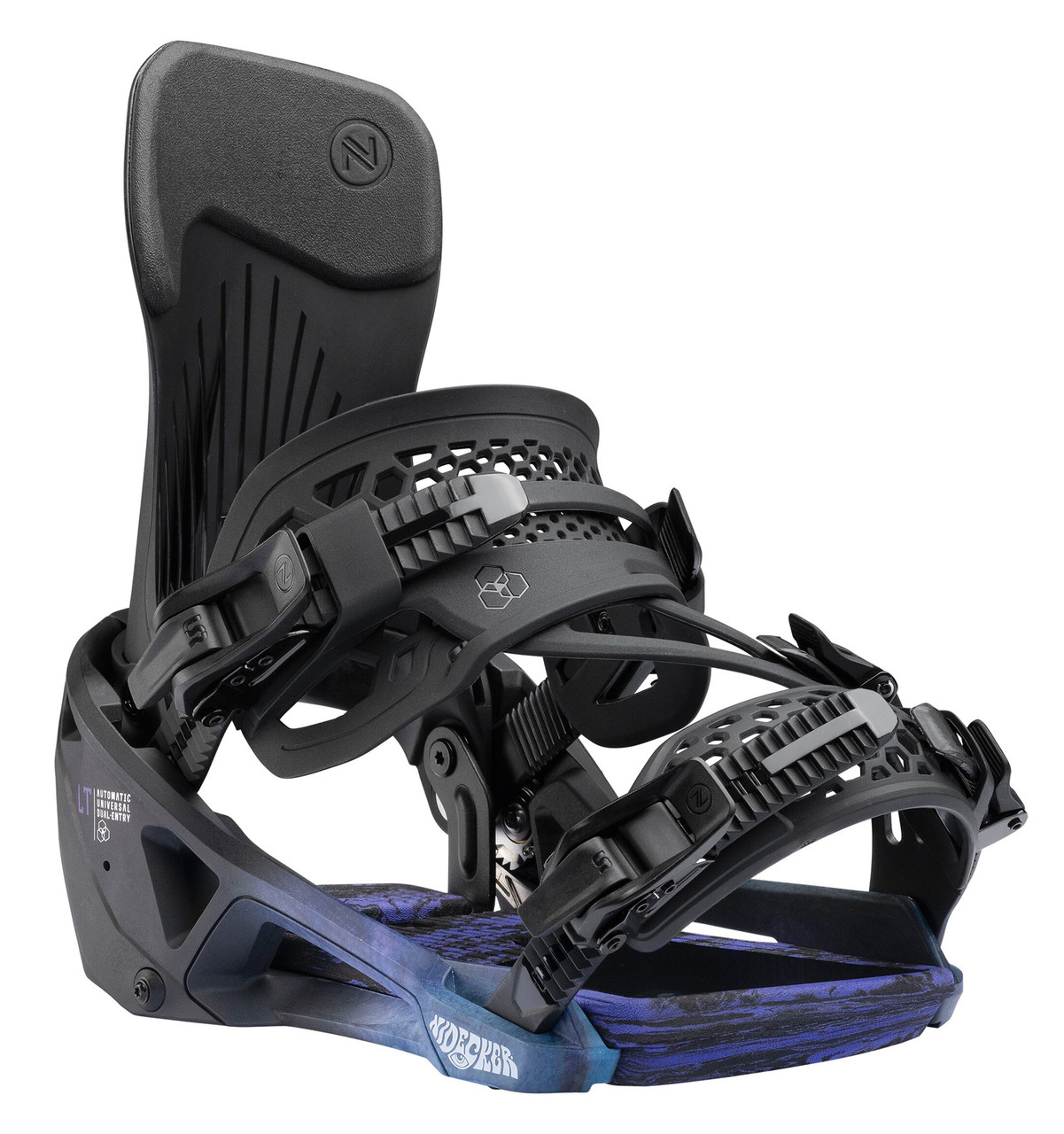 2026 Nidecker LT Supermatic Drop In Bio Black Snowboard Bindings