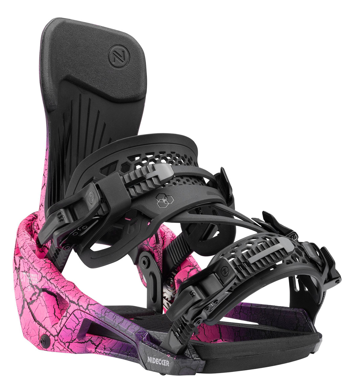 2026 Nidecker LT Supermatic Drop In Magma Snowboard Bindings - SNS