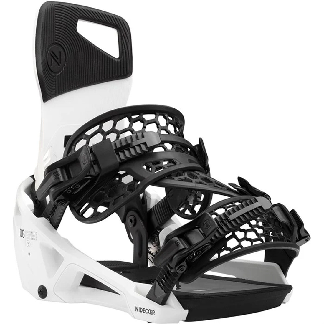 2026 Nidecker OG Supermatic Drop In White Men's Bindings - SNS