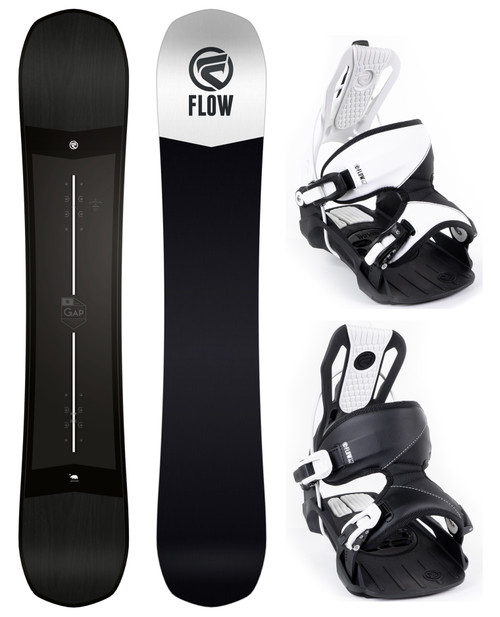 Flow Gap Snowboard with Flow Alpha LTD Bindings