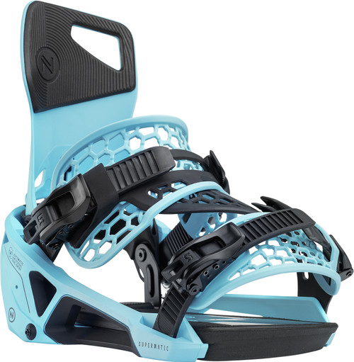 24/25 Nidecker Supermatic Drop In Escape Cyan Blue Men's Bindings