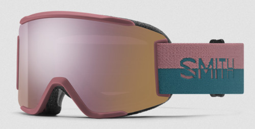 Smith Squad Goggles Chalk Rose Split/CPE Rose Gold Mirror Lens