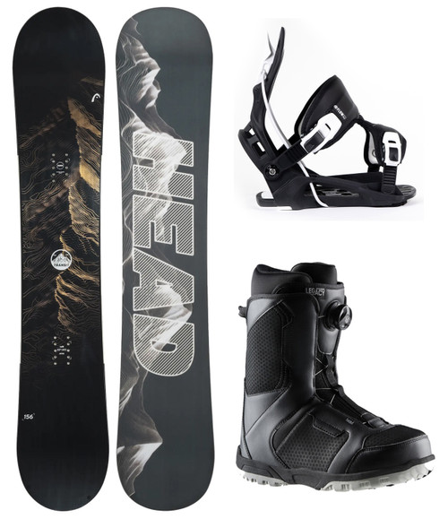HEAD Transit 150 Snowboard Package+Flow Bindings+BOA Boots - SNS