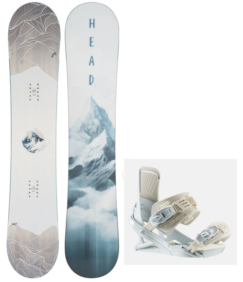 2025 Head Stella White All Mountain Women's Snowboard - SNS Boards