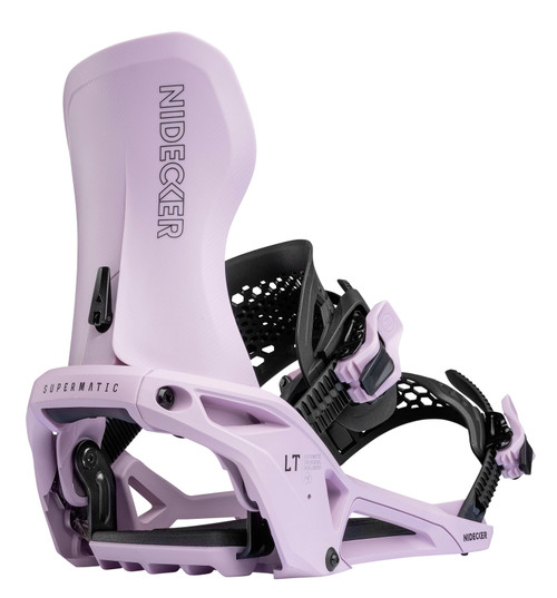 NIDECKER SUPERMATIC size:L ホワイト 2025 Nidecker Supermatic Drop In White Men's Bindings - SNS Boards