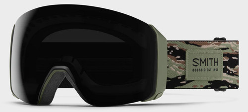 Smith 4D Mag XL Ski Snowboard Goggles Eye of the Tiger Chromapop Sun Black Mirror