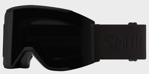 Smith Squad Mag Ski Snowboard Goggles Blackout Frame CPS Black Mirror