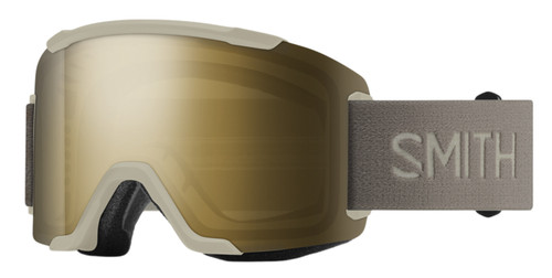 Smith Stash XL Ski Snowboard Goggles Chalk CPS Black Gold Mirror