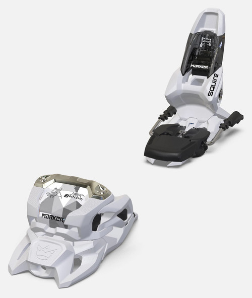 2027 Marker Squire 11 White Ski Bindings