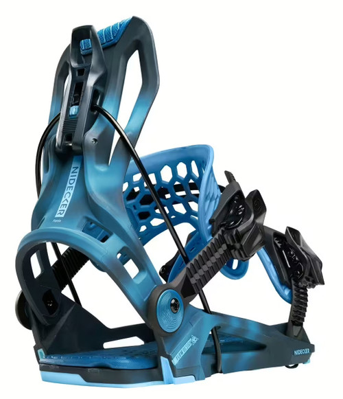 2027 Nidecker Fenix Cyber Blue Snowboard Bindings