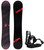 HEAD FLocka LFW 4D All Mountain Snowboard+Bindings - Red
