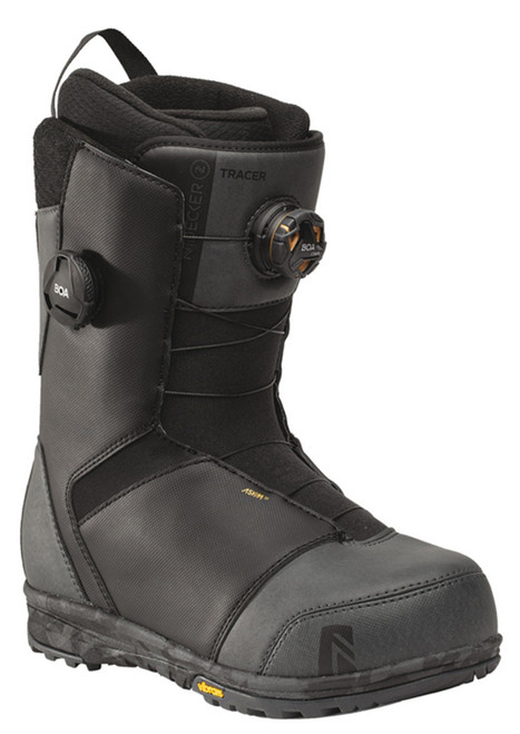 Nidecker Tracer Dual BOA Men's Snowboard Boots Black Charcoal Size