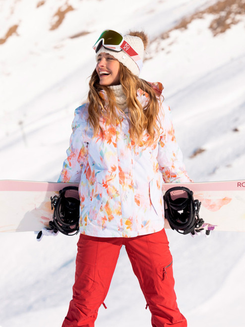 Tenderness Stuff Jacket Jetty Roxy Boards Womens Snowboards Bright SNS White WBB2 Ski N - - Snowboard -