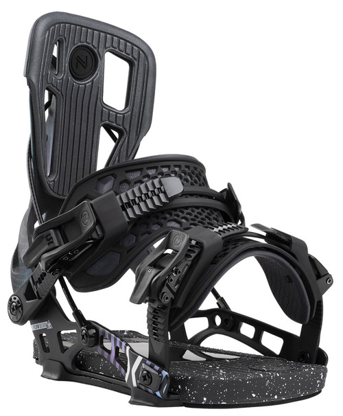 2025 Nidecker Flow NX2 Fusion Space Black Snowboard Bindings