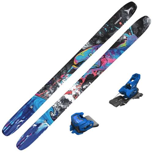 2025 Atomic Bent 110 Skis + Tyrolia Attack 14 GW Blue Ski
