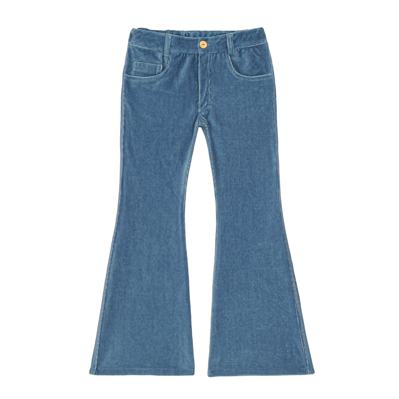 Shop Elle Kids Girls Blue Solid Trouser | ICONIC INDIA – Iconic India