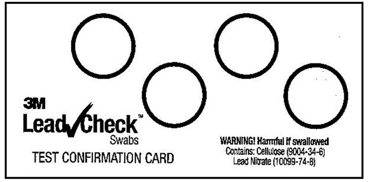 3M LeadCheck, EPA Recognized Instant Lead Test Kit, 8 swabs