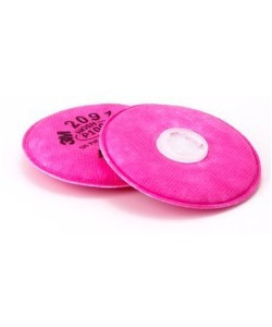 Filter Disc, 3M, P100, 2 Pack, 3M Half Face Respirator Mask