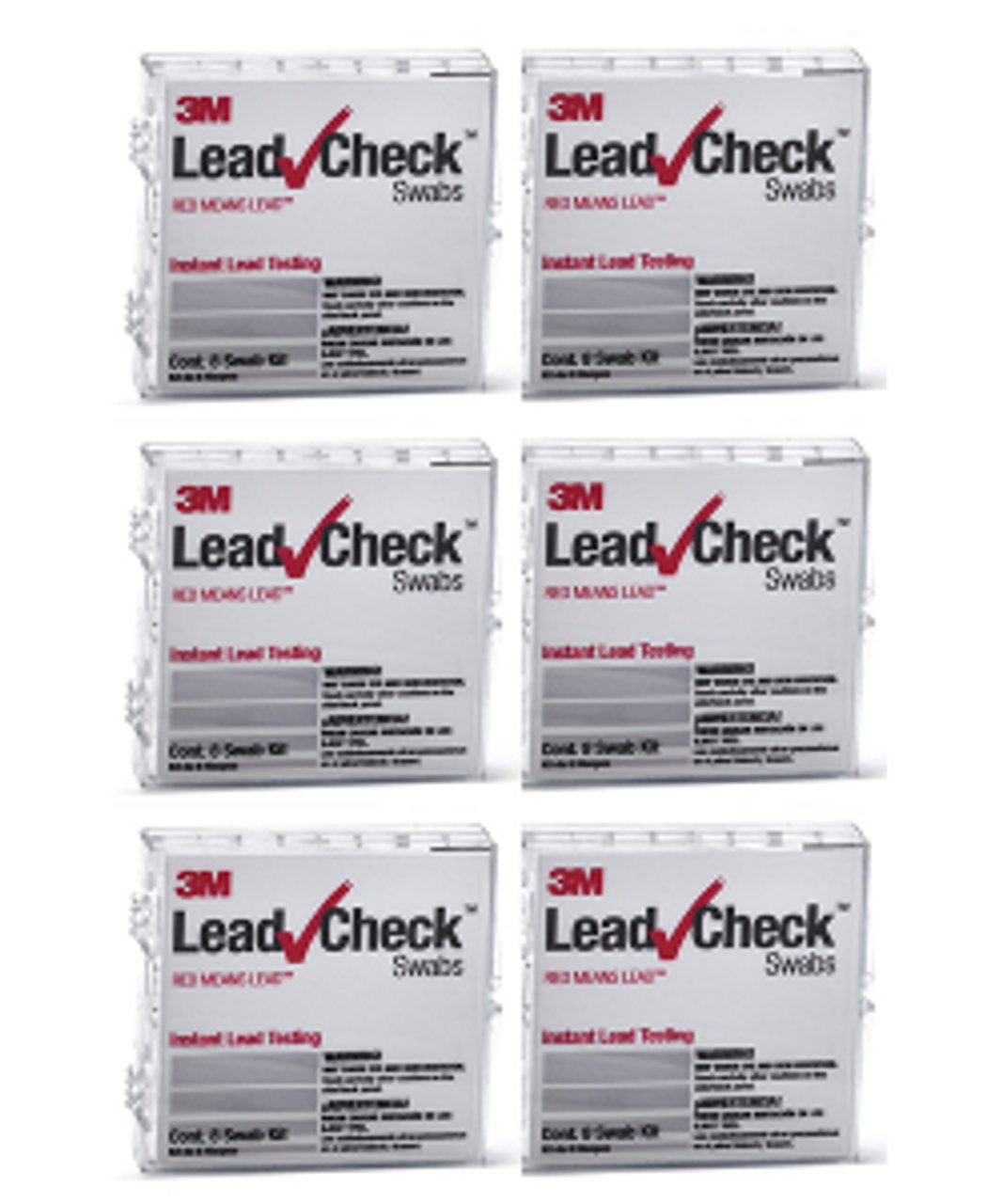 3M LeadCheck, EPA Recognized Instant Lead Test Kit, 48 swabs