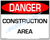 Danger, Construction Area - Downloadable Product.
Never Order Signs Again - Order, Download, Save, and Print as Needed.