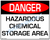 Danger, Hazardous Chemical Storage Area Sign - Downloadable Product.
Never Order Signs Again - Order, Download, Save, and Print as Needed.