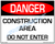 Danger, Construction Area, Do Not Enter Sign - Downloadable Product.
Never Order Signs Again - Order, Download, Save, and Print as Needed.