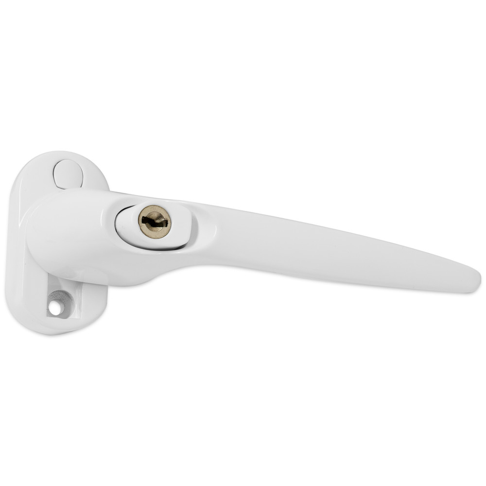 Trojan Tilt & Turn Window Handle 50mm White Close Up Front