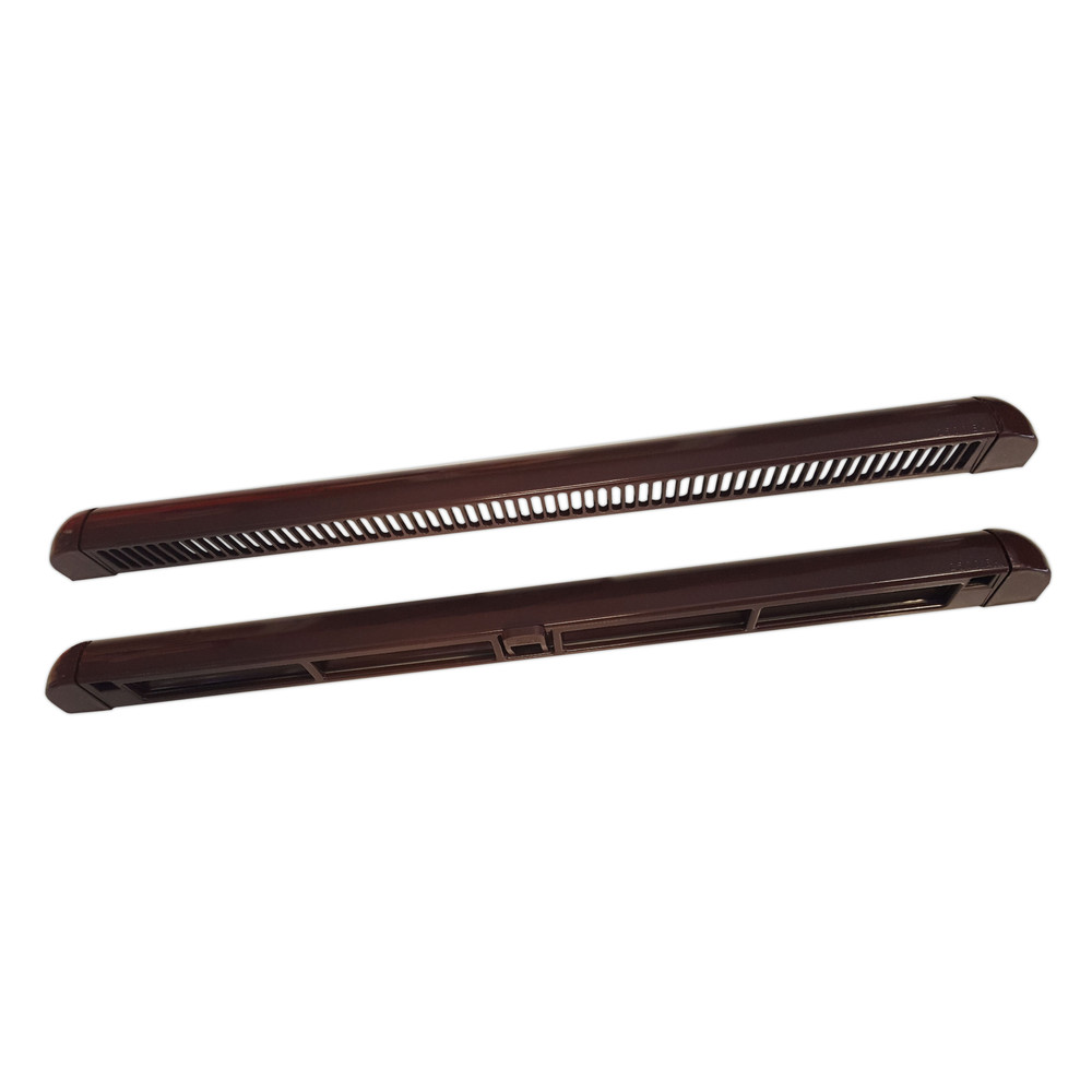 upvc window trickle slot vent brown