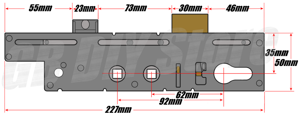 Fullex Crimebeater 35mm Double Spindle Gearbox Technical Details