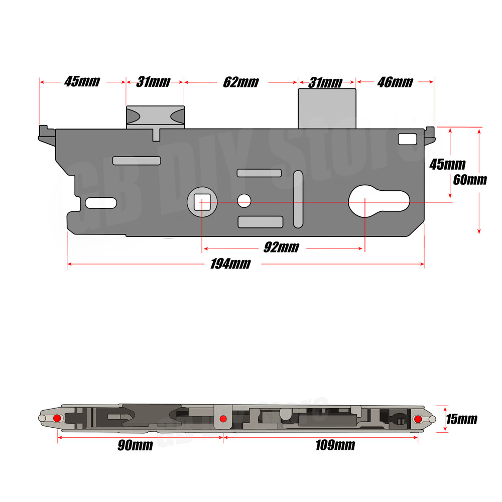 Fuhr Multipoint Lock Technical Details