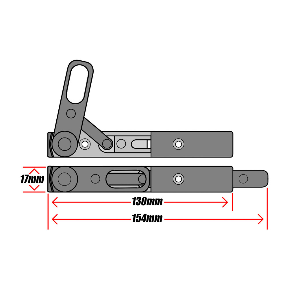 Finger Operated Shoot Bolt Technical Details