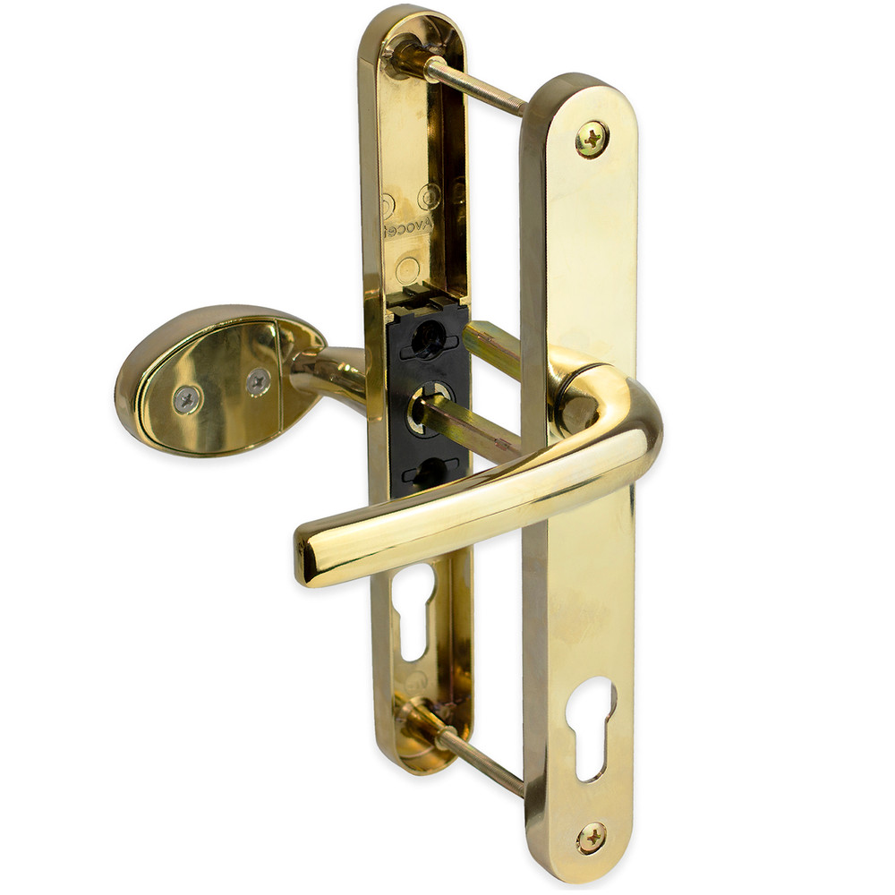 Offset Lever Pad 92/62 PZ Door Handle Gold