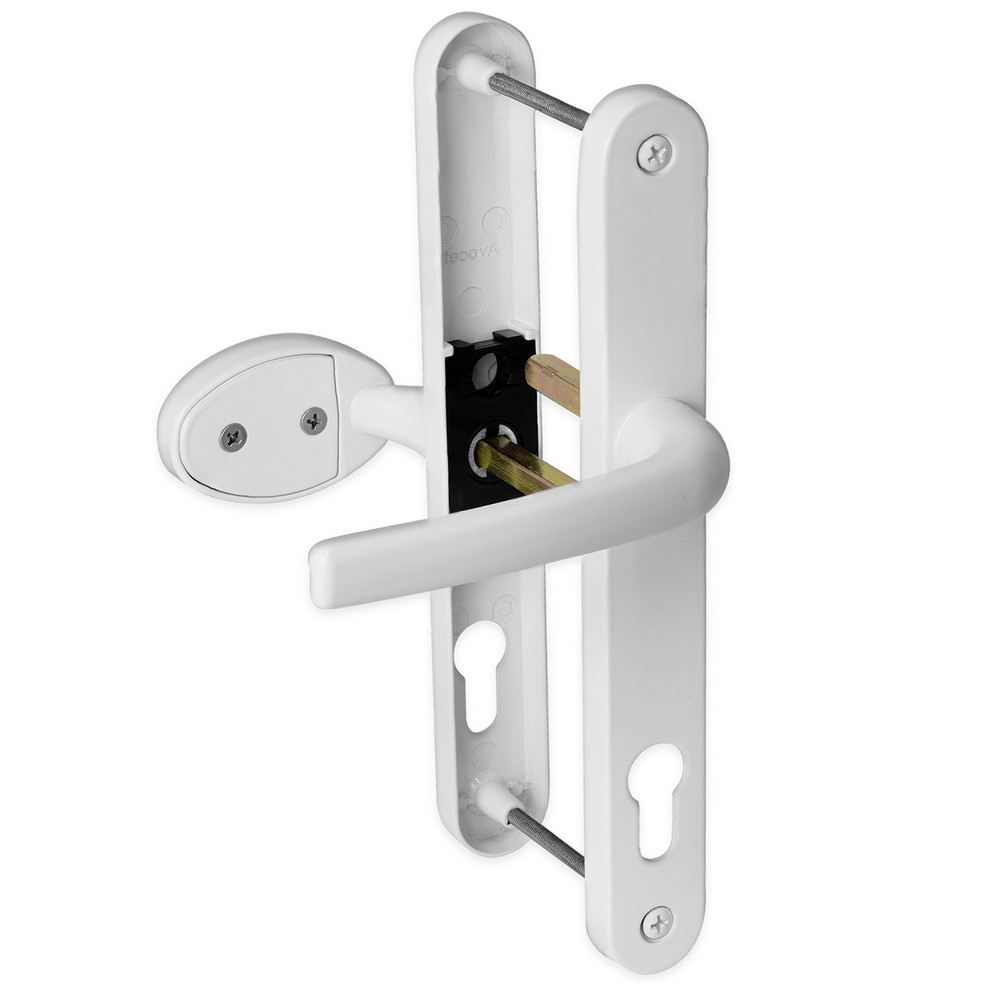 Offset Lever Pad 92/62 PZ Door Handle White