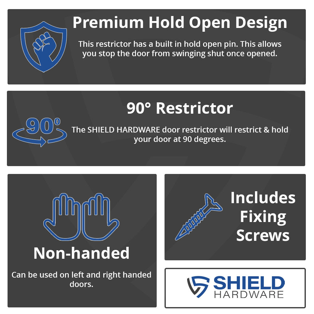 UPVC DOOR RESTRICTOR STAY HOLD INFORMATION