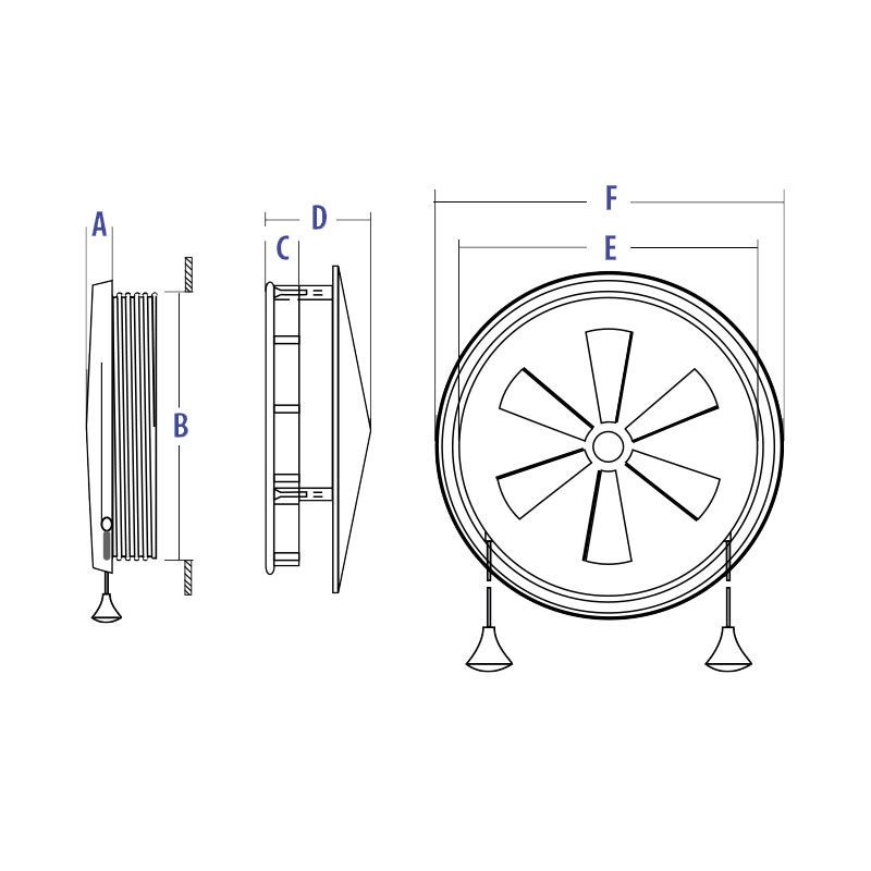 Vent-a-Matic Window Ventilator Including Storm Guard Technical Details
