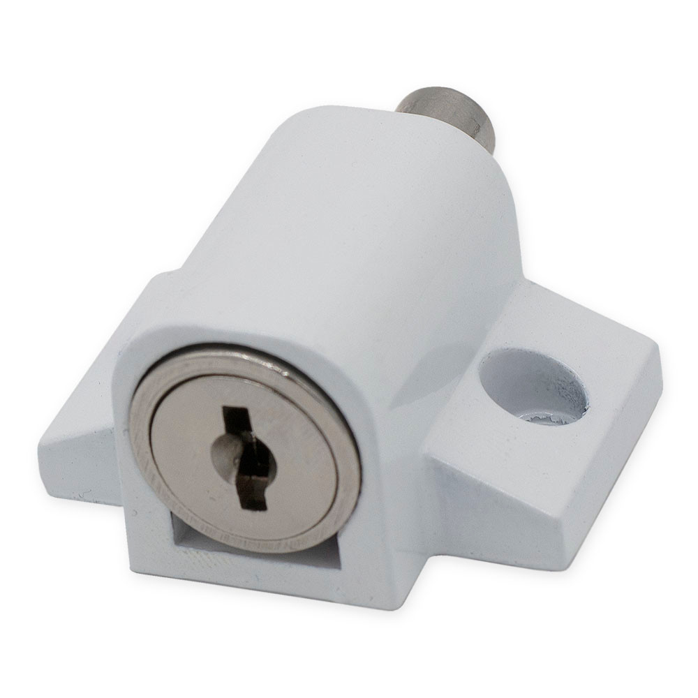 Sliding Patio Door Lock Bolt Universal Push to Lock Deadbolt Locked