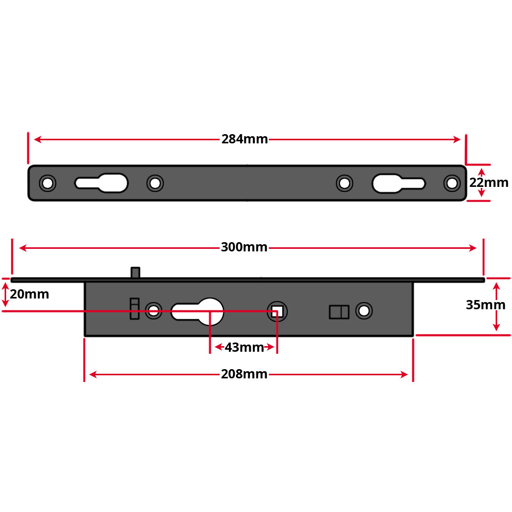 SchlegelPatioDoorLockGearbox IncludingKeepandPackersSchlegelTechnical