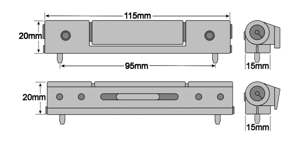 avocet double glazing butt hinge measurements