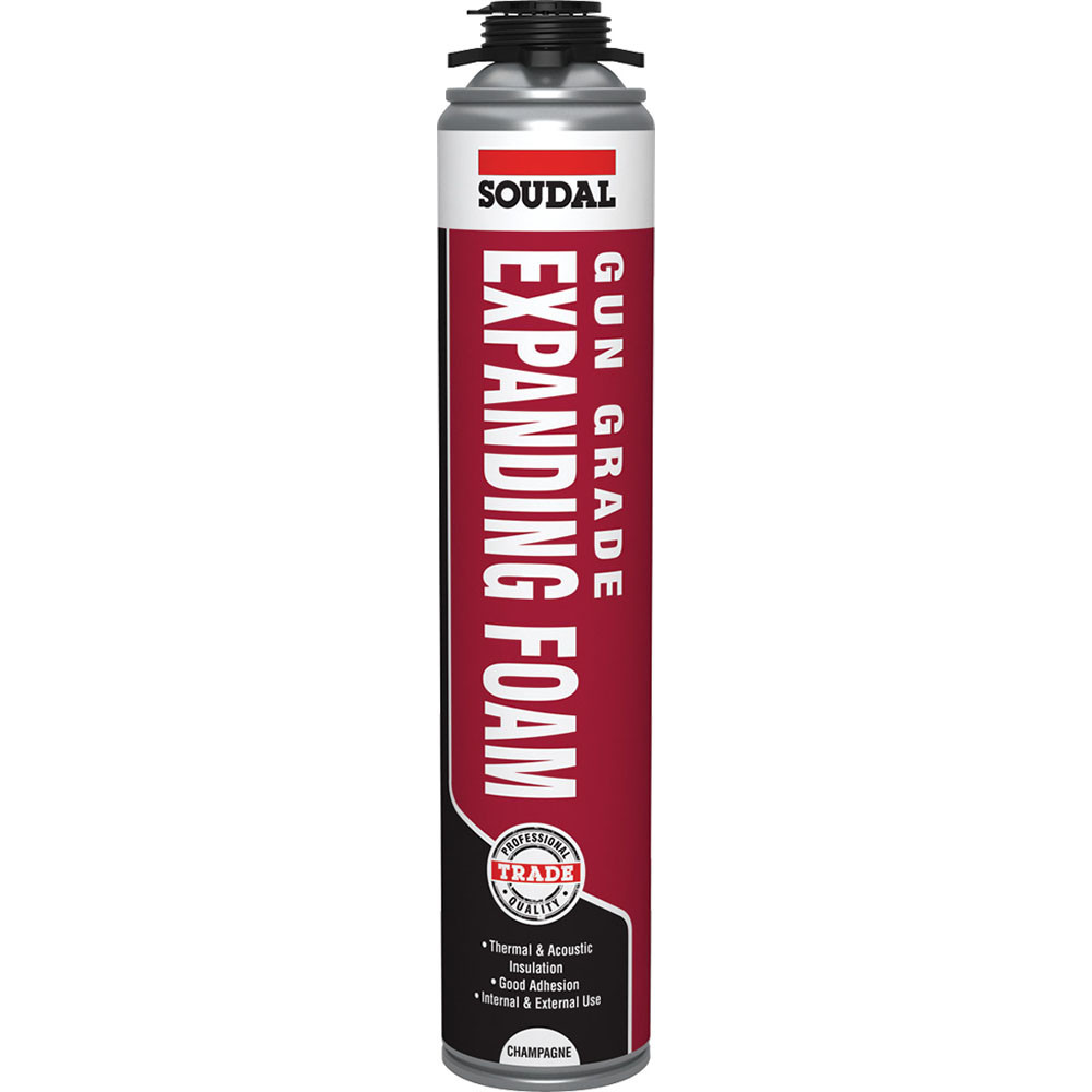 Soudal Expanding Foam Gun Grade Foam 750ml