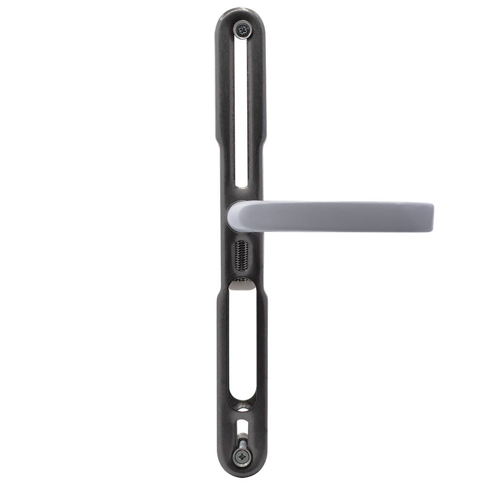 universal backplate 92pz upvc door handle white lever