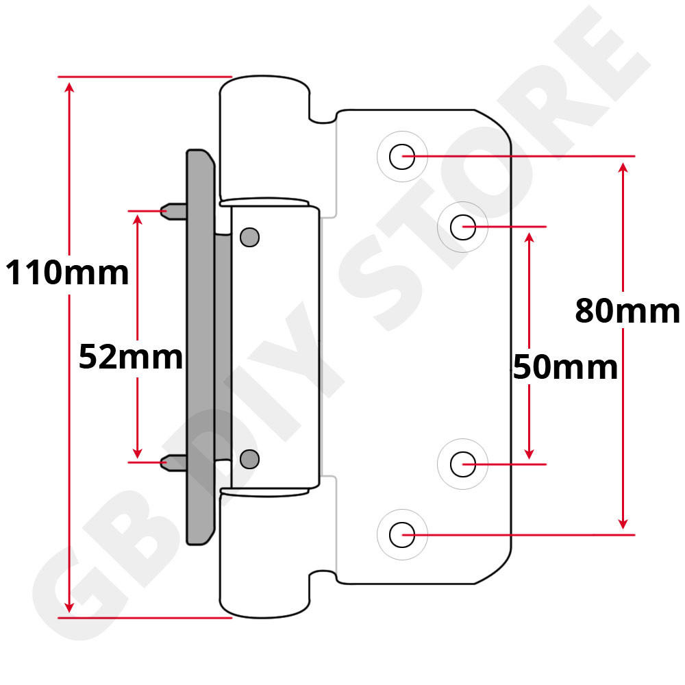 Trojan Athena Composite Door Butt Hinge Replacement