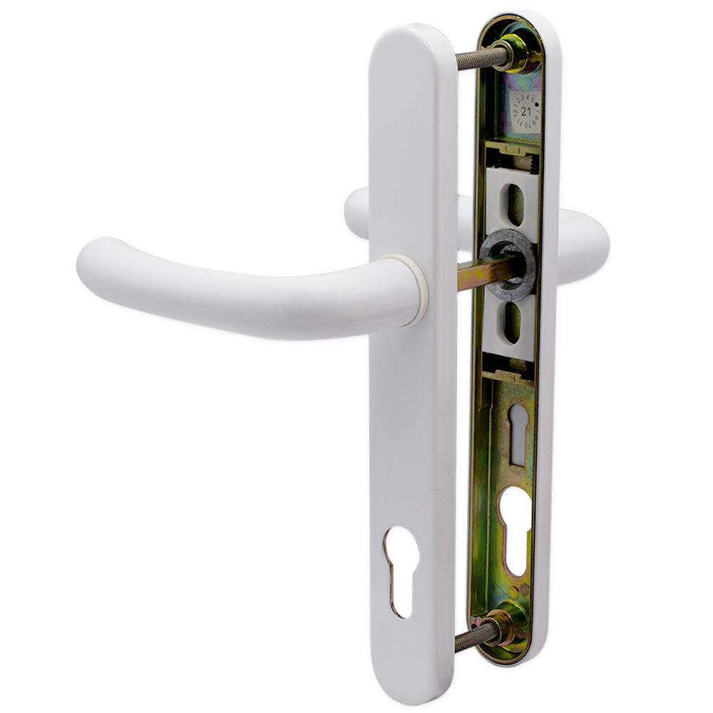 Everest uPVC Door Handle 92PZ 210mm Fixing Centres White